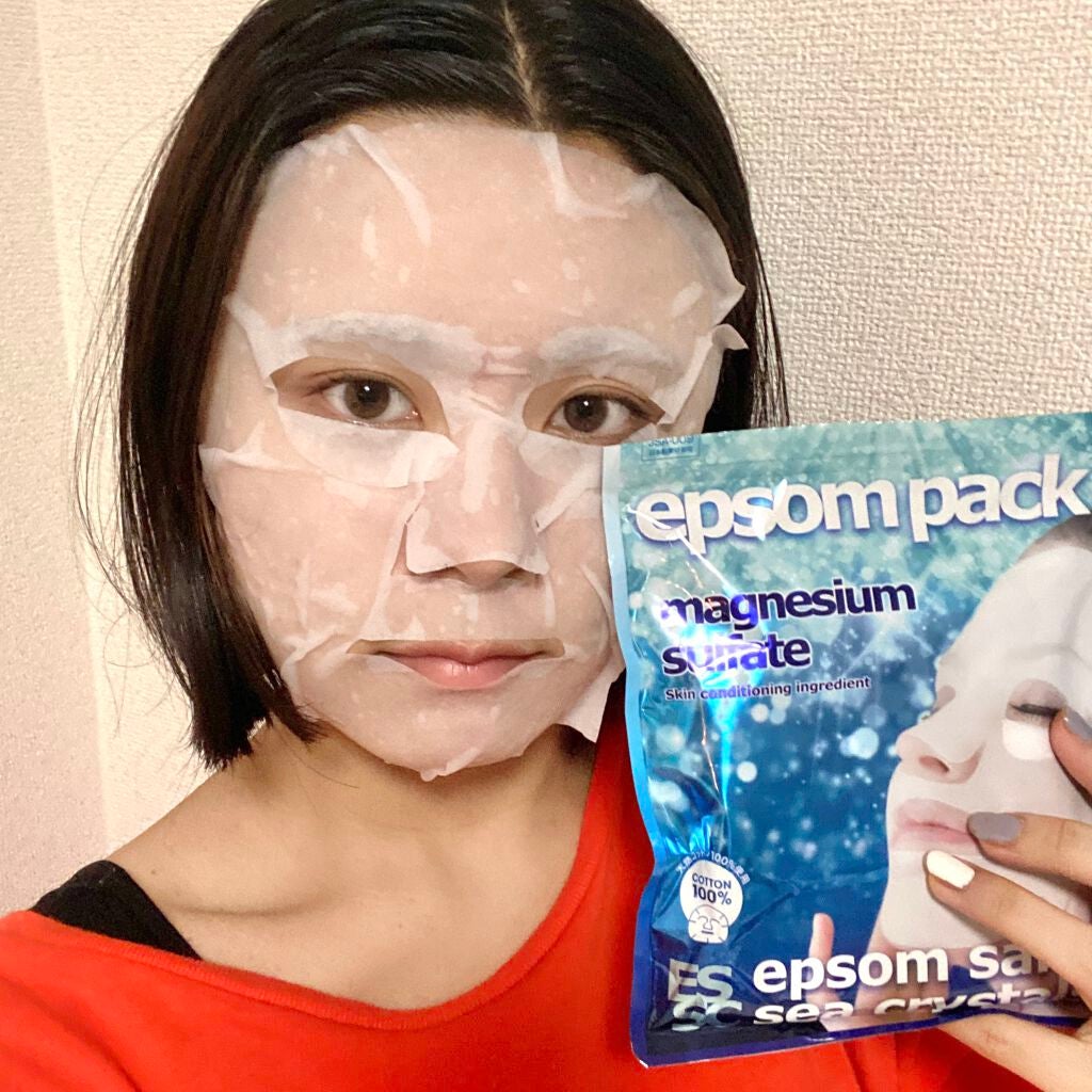 エプソムパック/sea crystals/シートマスク・パックを使ったクチコミ(2枚目)