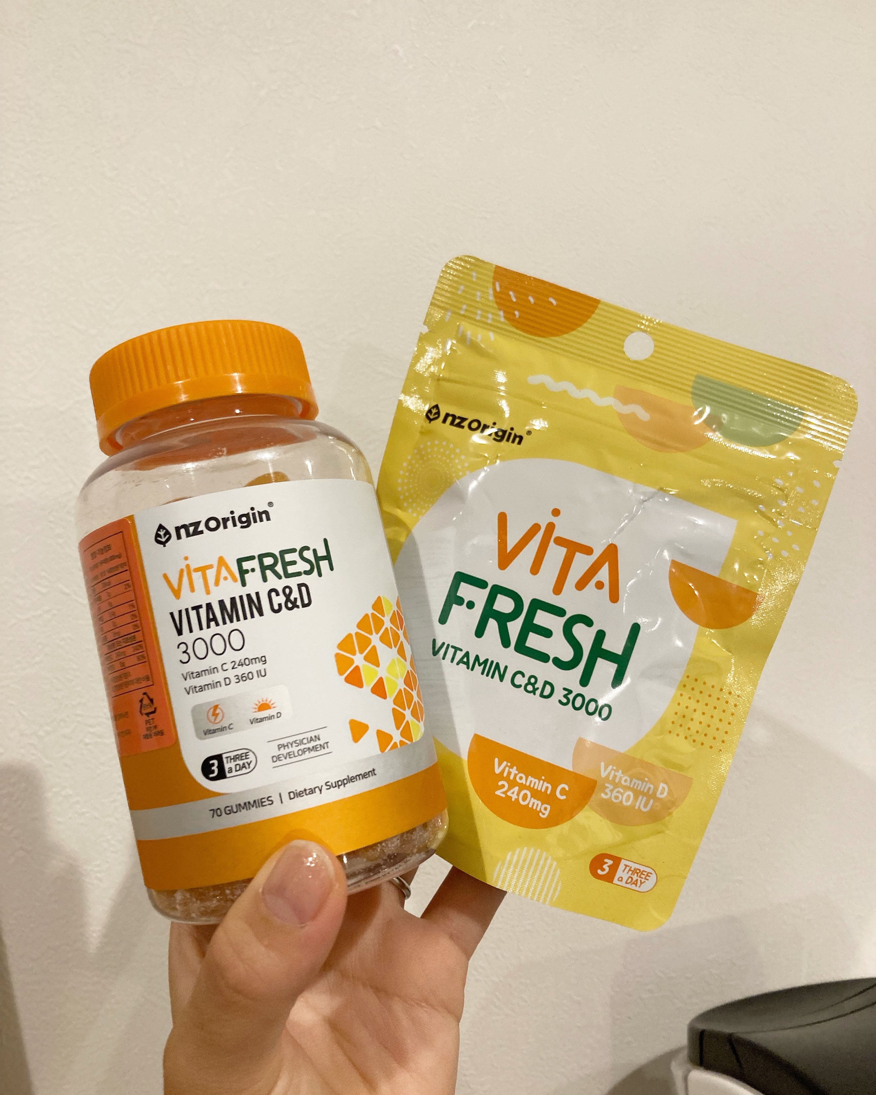 Vita Fresh Vitamin C&D 3000/nz origin /健康サプリメントを使ったクチコミ（1枚目）
