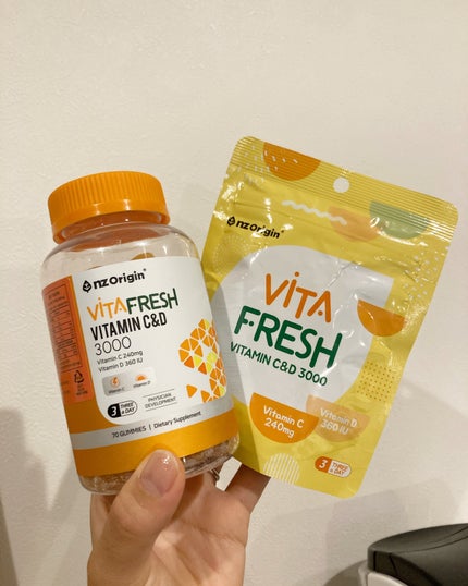 Vita Fresh Vitamin C&D 3000/nz origin /健康サプリメントを使ったクチコミ(1枚目)