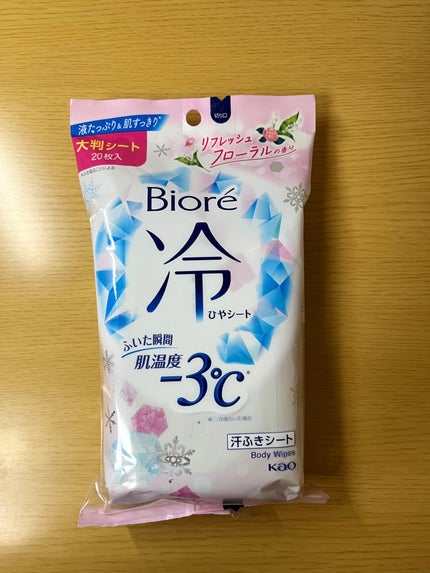 冷シート リフレッシュフローラルの香り/ビオレ/ボディシートを使ったクチコミ(1枚目)