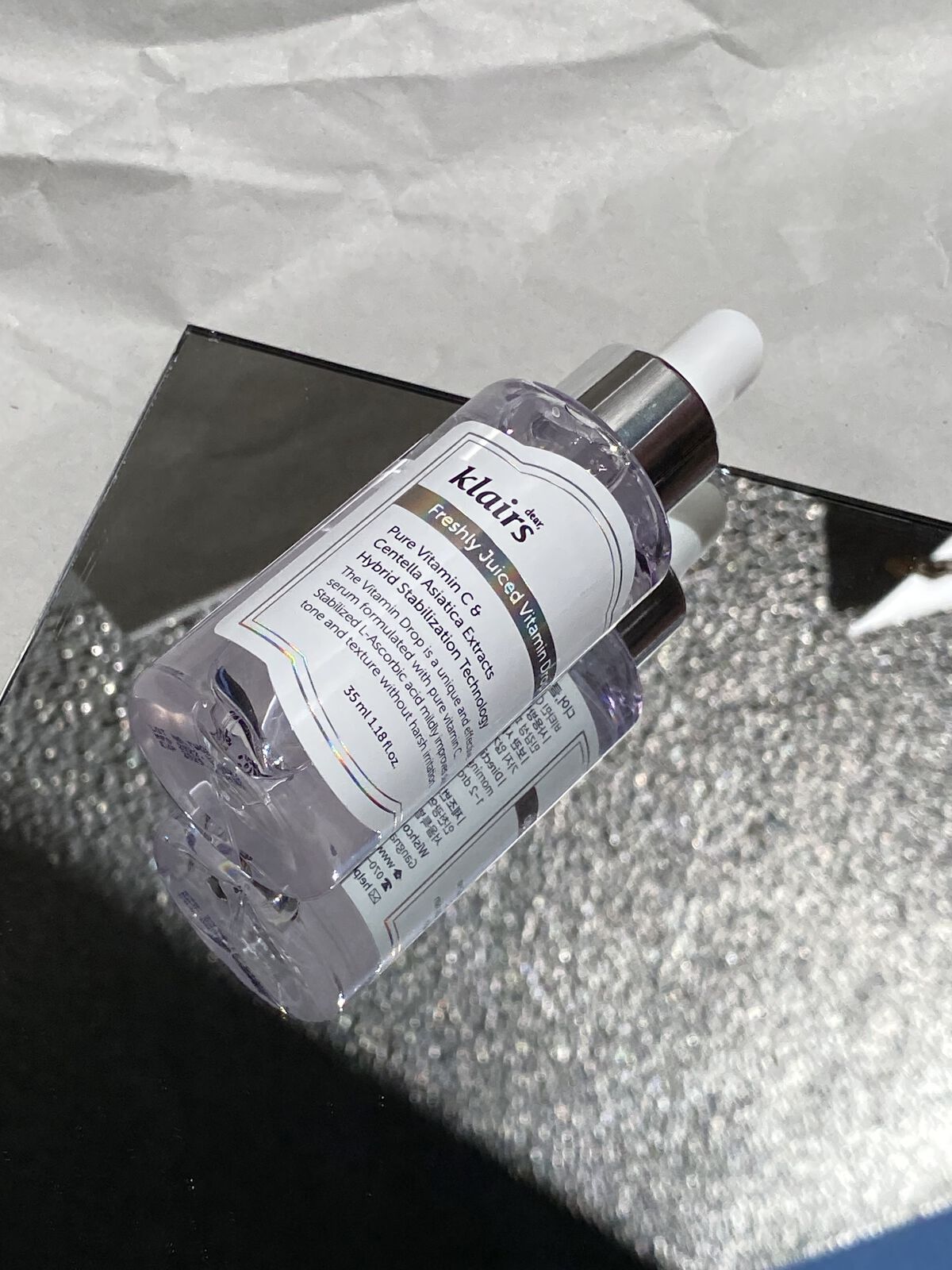 フレッシュリージュースドビタミンドロップ(35ml)/Klairs/美容液を使ったクチコミ（1枚目）