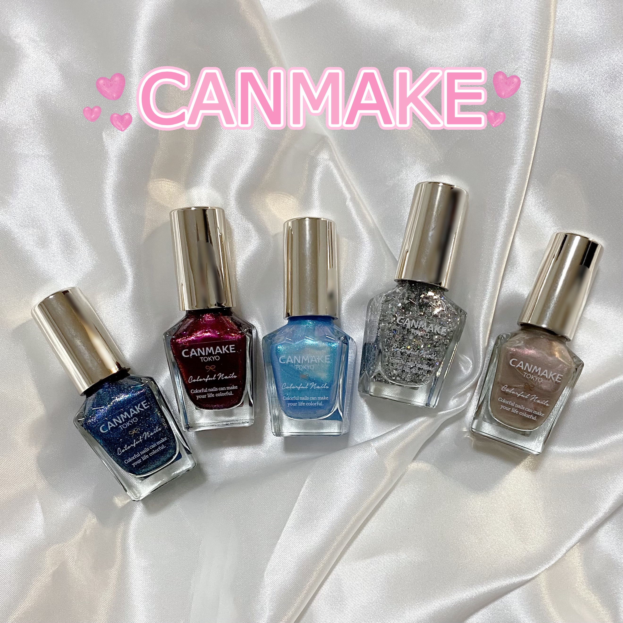 カラフルネイルズ/キャンメイク/マニキュアを使ったクチコミ（1枚目）