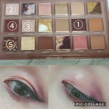 NAUGHTY NUDE/Huda Beauty/アイシャドウパレットを使ったクチコミ（3枚目）