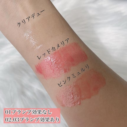 ナチュラルブルームリップオイルセラム 3色セット/PINATE/リップグロスを使ったクチコミ(5枚目)