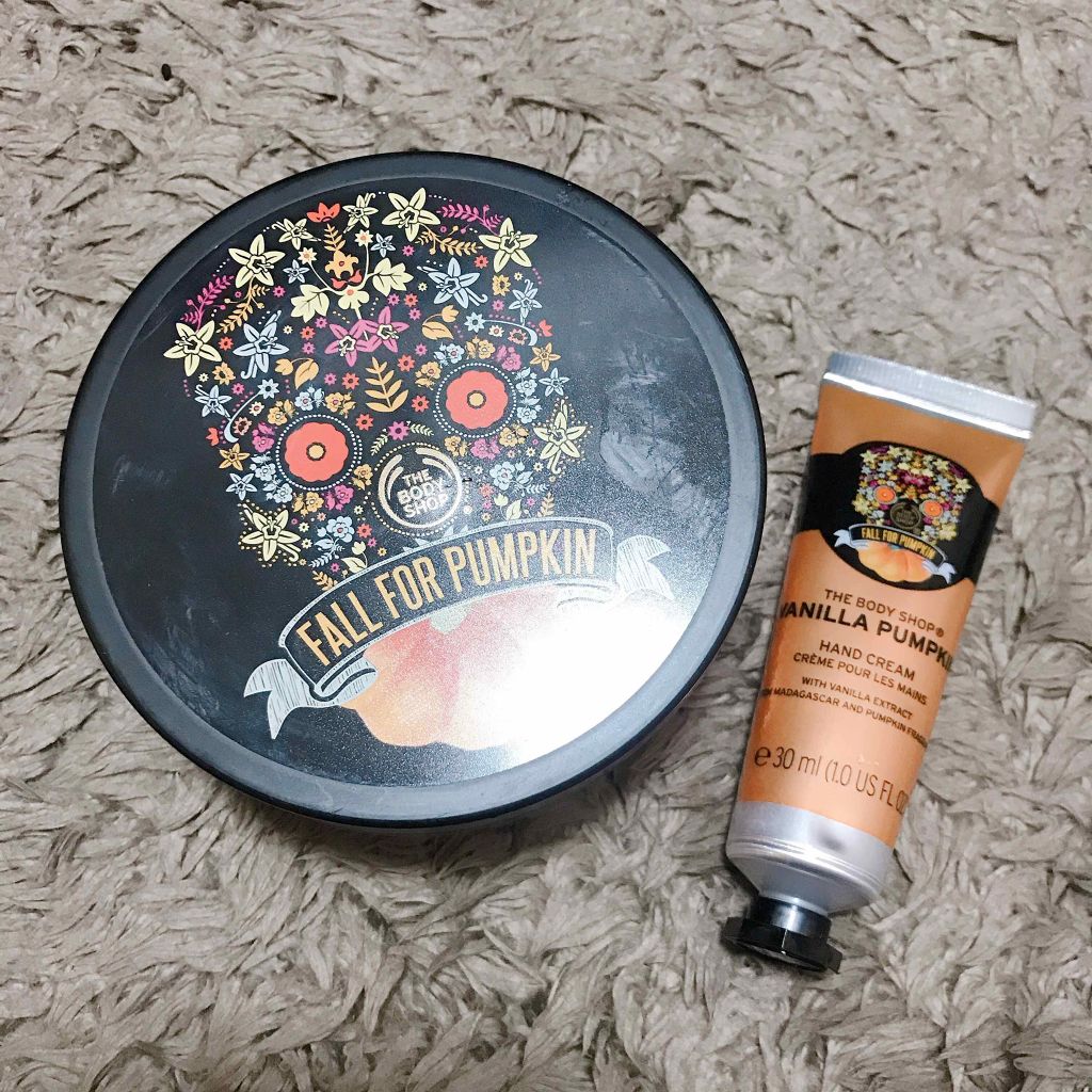ボディバター バニラパンプキン/THE BODY SHOP/ボディクリームを使ったクチコミ(1枚目)