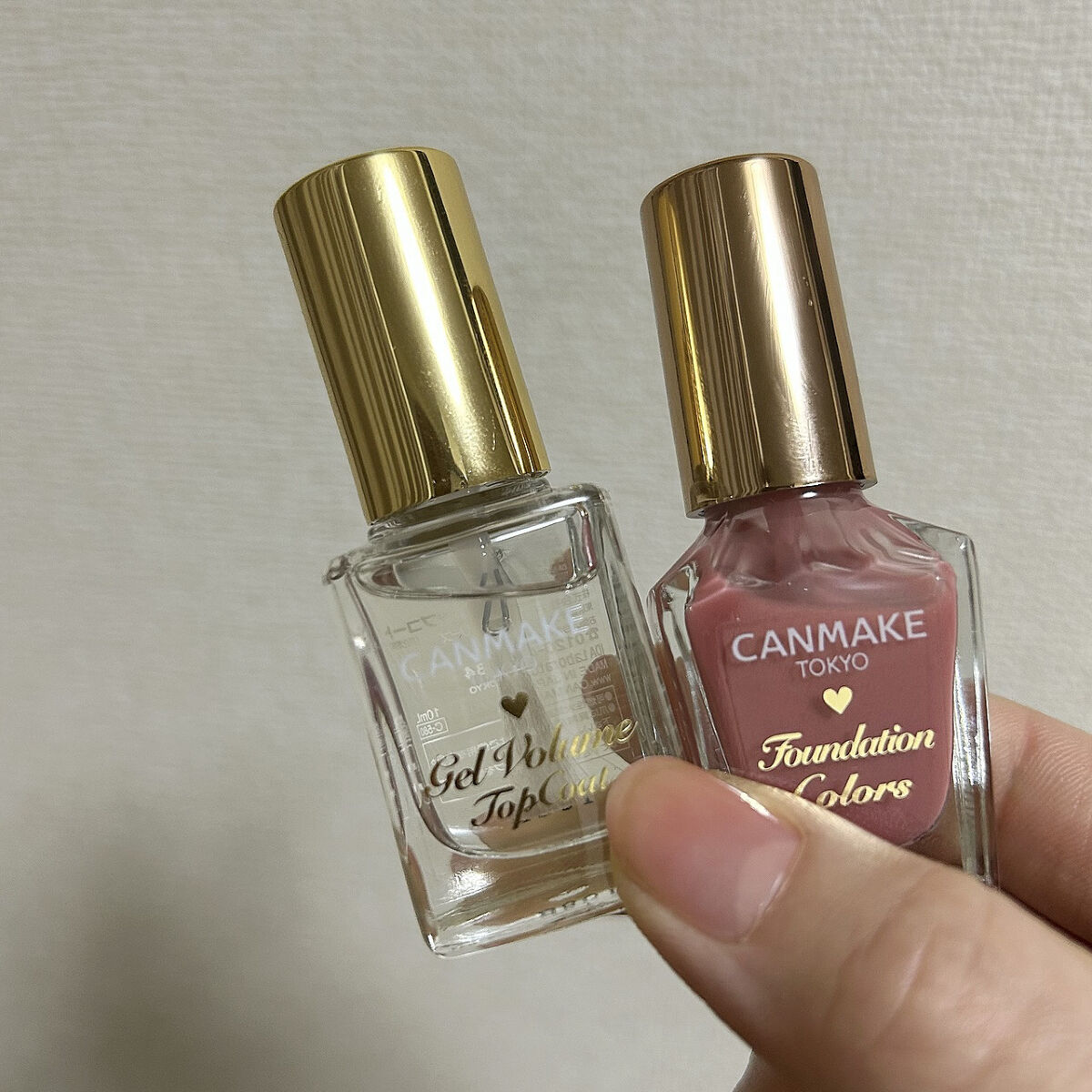 ジェルボリュームトップコート/キャンメイク/ネイルトップコートを使ったクチコミ（1枚目）