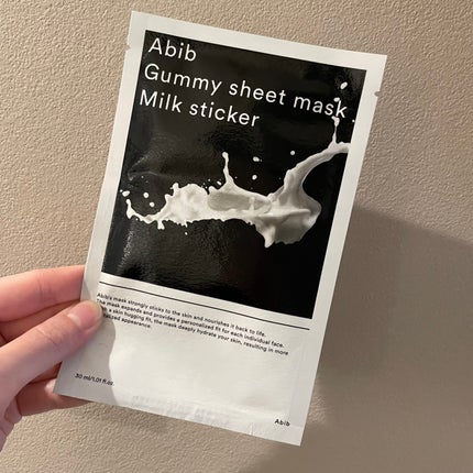 ガムシートマスク コラーゲン※10ミルク※11ステッカー/Abib /シートマスク・パックを使ったクチコミ(1枚目)