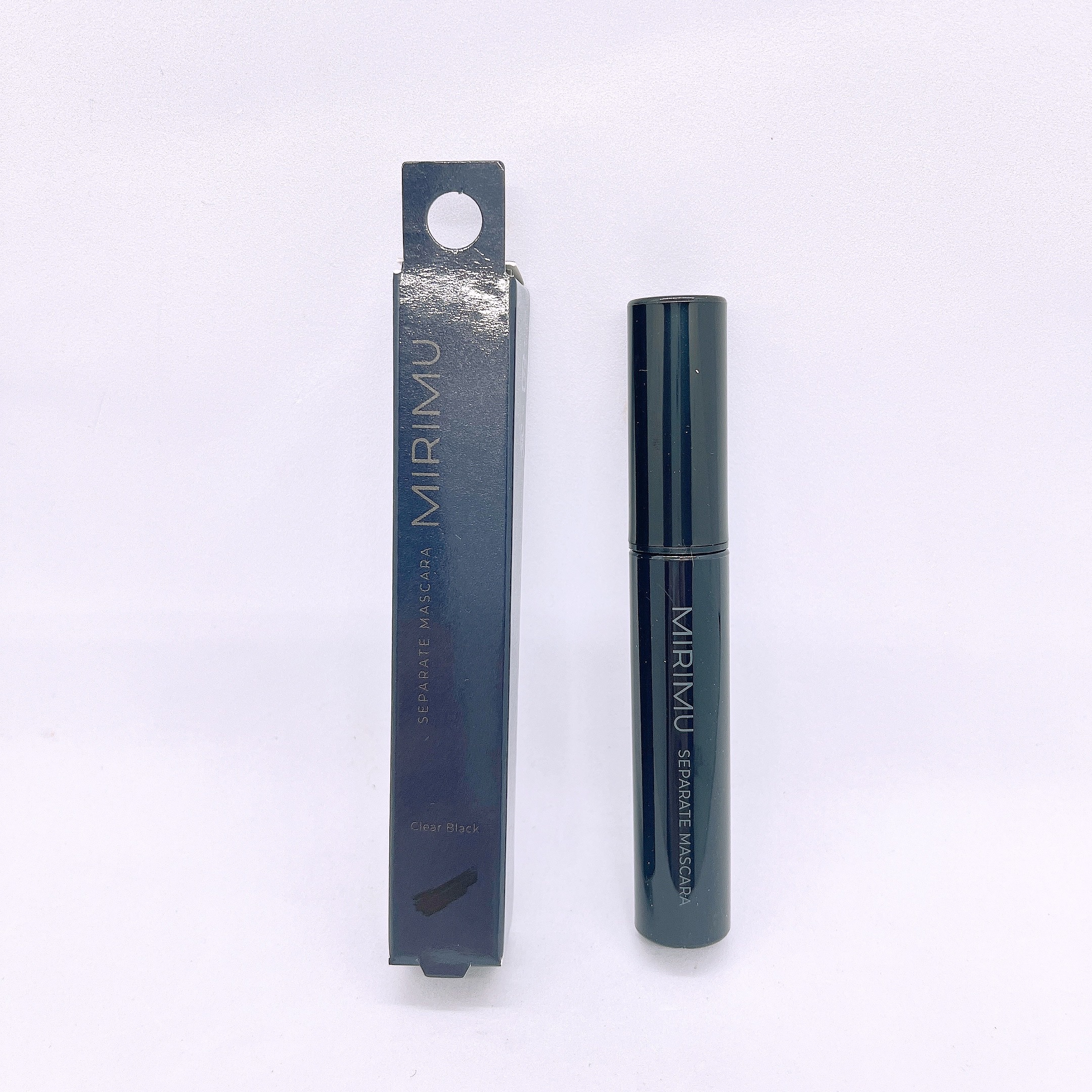 MIRIMU セパレートマスカラのクチコミ「MIRIMUのセパレートマスカラを使用しました😊
コイル状のサンカクブラシが、うぶ毛のような細.....」（1枚目）