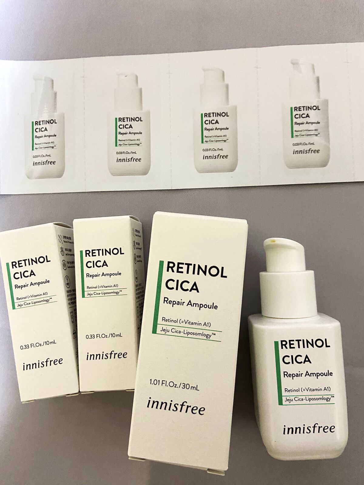 レチノール　シカ　リペア　セラム/innisfree/美容液を使ったクチコミ（3枚目）