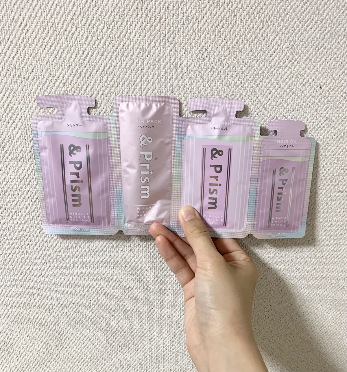 ミラクル シャイン シャンプー/ヘアトリートメント/&Prism/市販シャンプーを使ったクチコミ（1枚目）