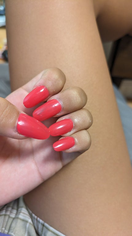 Somptueux(ソンプチュー) ベースコート/DAISO/ネイルベースコートを使ったクチコミ(1枚目)