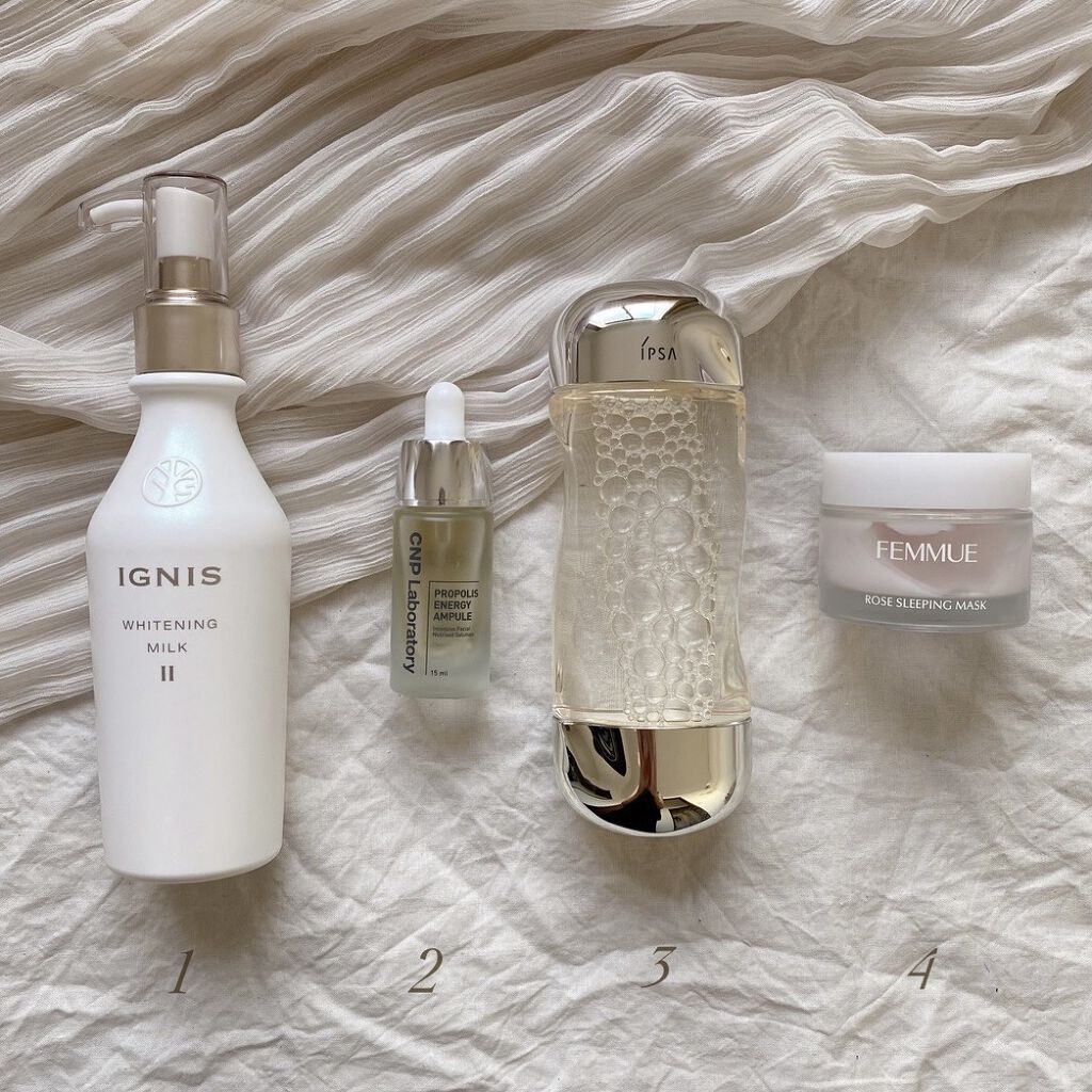 ホワイトニング ミルク II/IGNIS/乳液を使ったクチコミ（1枚目）
