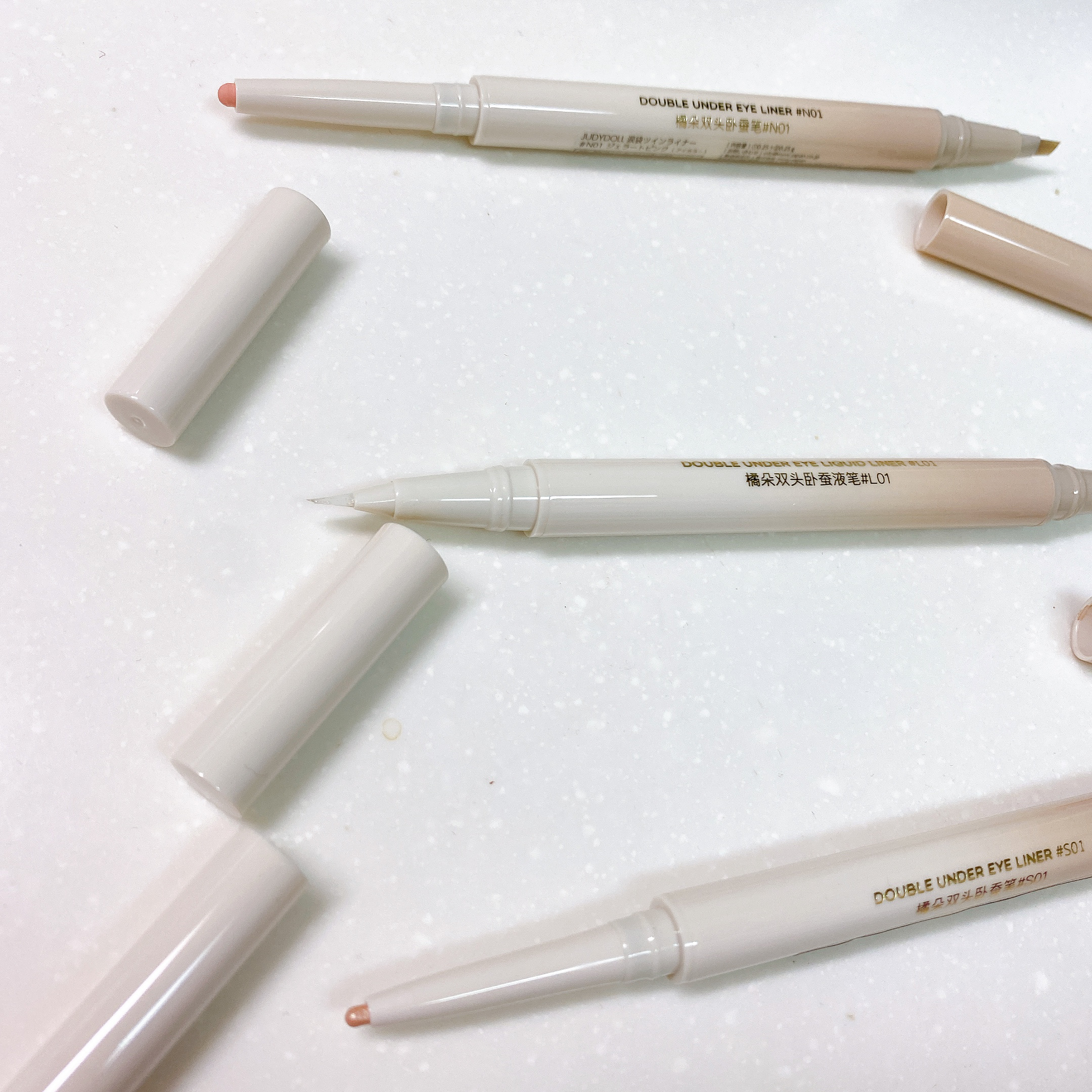 涙袋ツインライナー ＃Ｎ０１ ジェラートピンク/JUDYDOLL/ペンシルアイライナーを使ったクチコミ（3枚目）