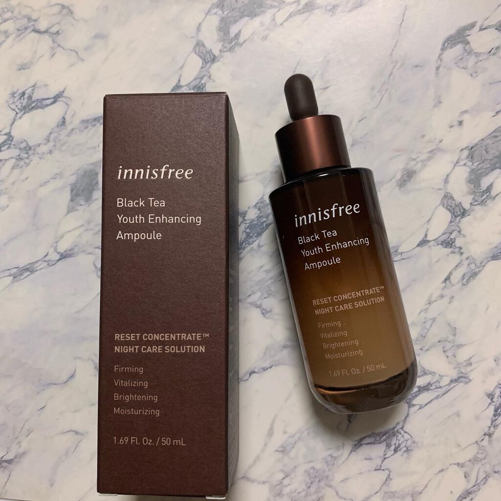 ブラックティー ユース セラム/innisfree/美容液を使ったクチコミ（3枚目）