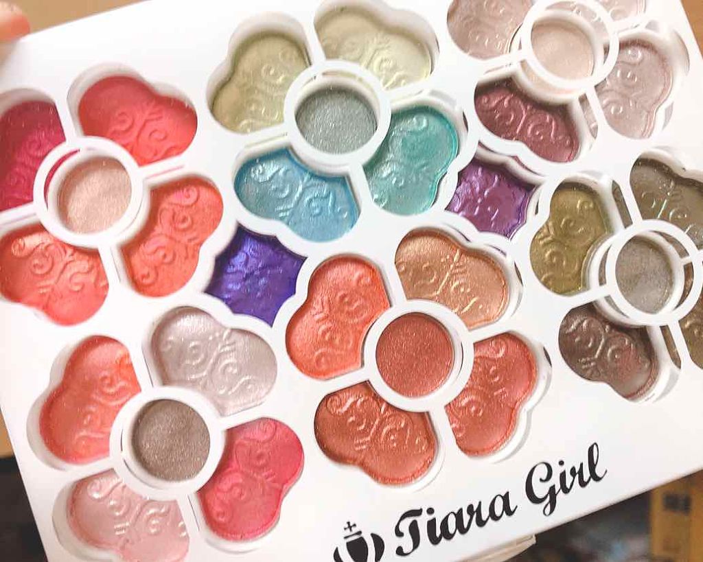 アイカラーパレット/ティアラガール/アイシャドウパレットを使ったクチコミ(2枚目)