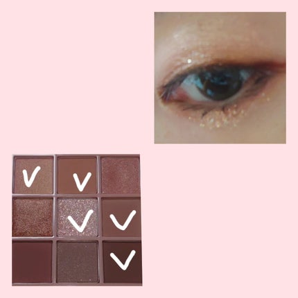 KEYBO FALL IN LOVE SHADOW PALETTE/keybo/アイシャドウパレットを使ったクチコミ(5枚目)