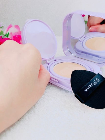 SPステイ クリームパクト ファンデーション/MAYBELLINE NEW YORK/クリーム・エマルジョンファンデーションを使ったクチコミ(7枚目)