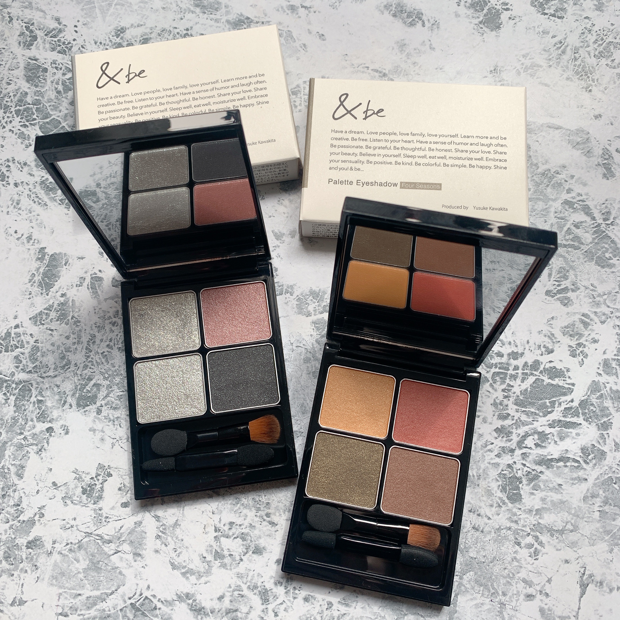 &be パレットアイシャドウ フォーシーズンズ/＆be/アイシャドウパレットを使ったクチコミ（1枚目）