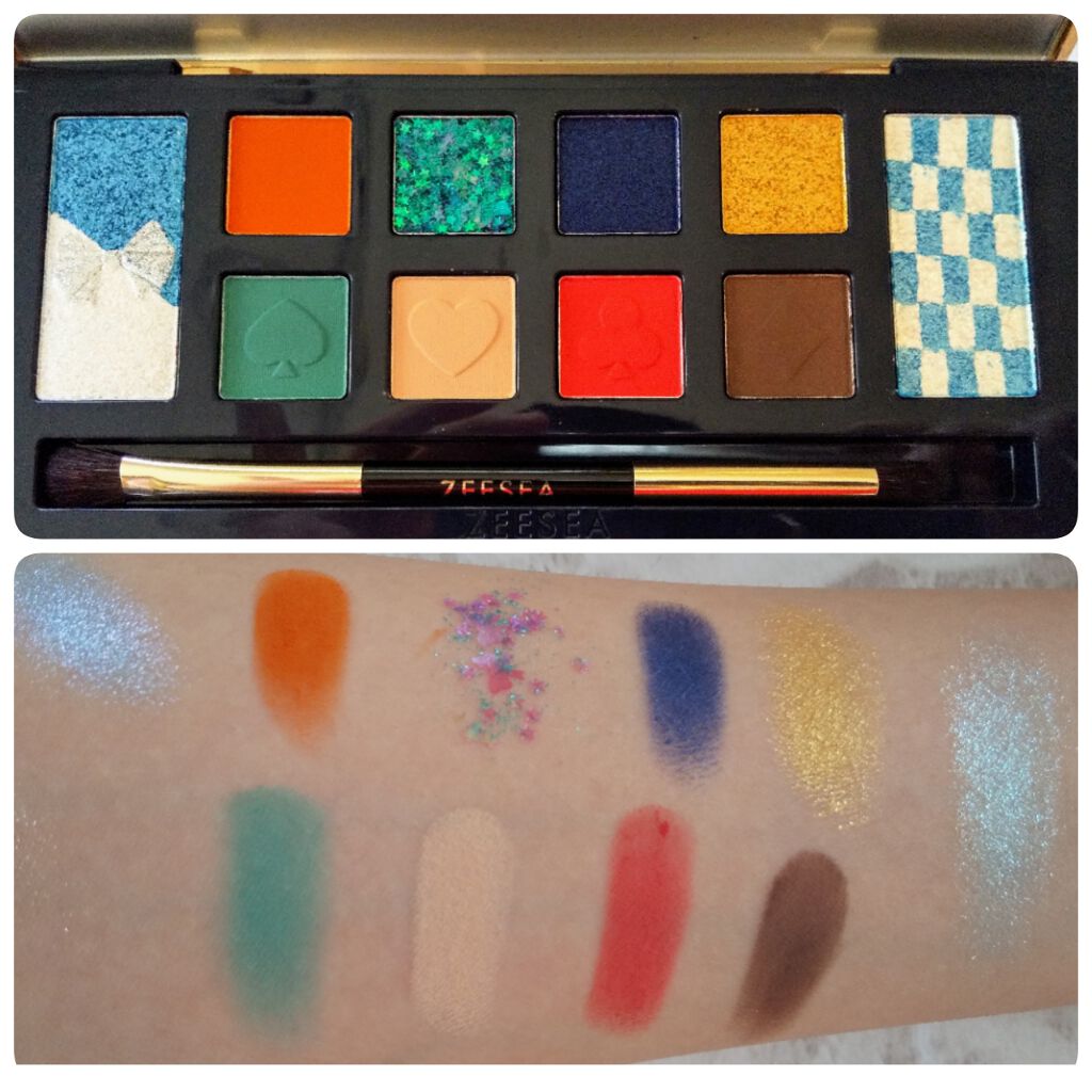 アリスドリームランドシリーズ 12色アイシャドウパレット(ZEESEA×大英博物館)/ZEESEA/アイシャドウパレットを使ったクチコミ(2枚目)