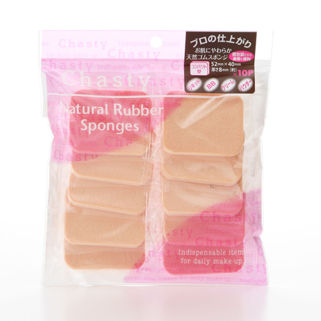 チャスティ コンパクト型スポンジ 10P