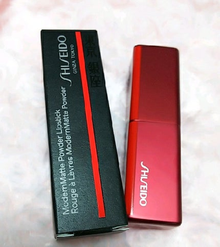 モダンマット パウダーリップスティック/SHISEIDO/口紅を使ったクチコミ(1枚目)