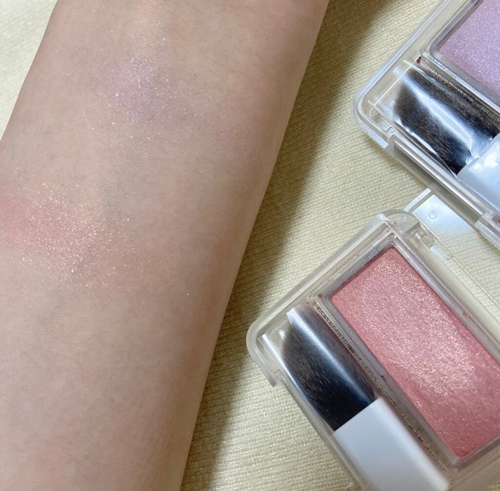 パウダー チーク ニュアンスカラー/ちふれ/パウダーチークを使ったクチコミ(4枚目)