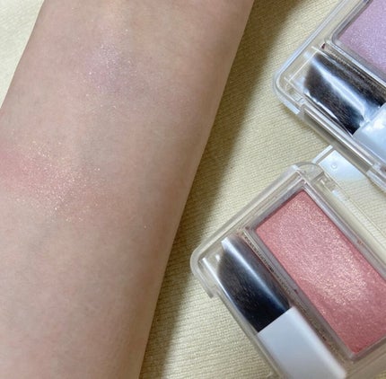 パウダー チーク ニュアンスカラー/ちふれ/パウダーチークを使ったクチコミ(4枚目)