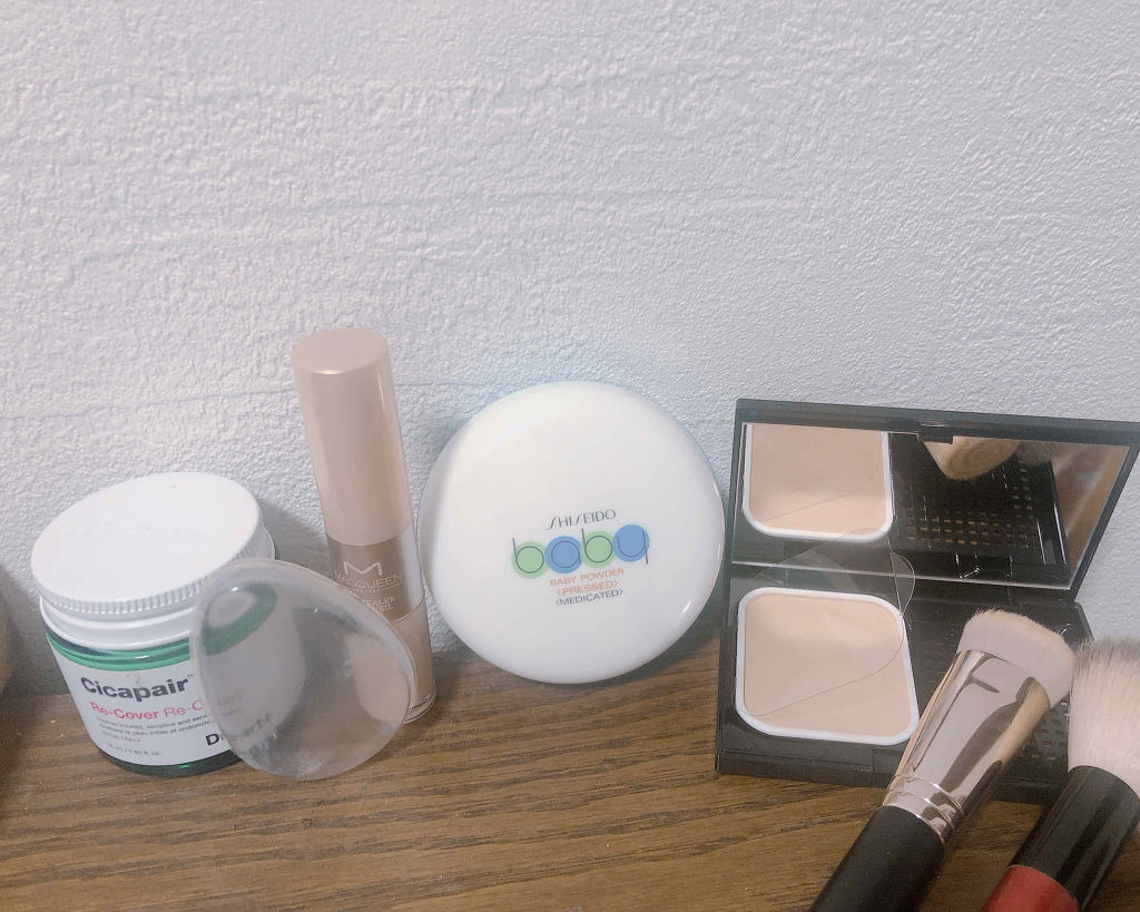 資生堂ベビーパウダー(プレスド)/ベビー/ボディパウダーを使ったクチコミ（3枚目）