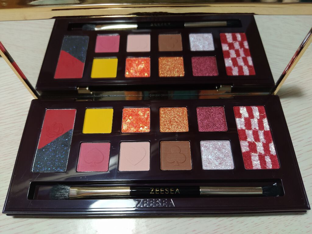 アリスドリームランドシリーズ 12色アイシャドウパレット(ZEESEA×大英博物館)/ZEESEA/アイシャドウパレットを使ったクチコミ(1枚目)