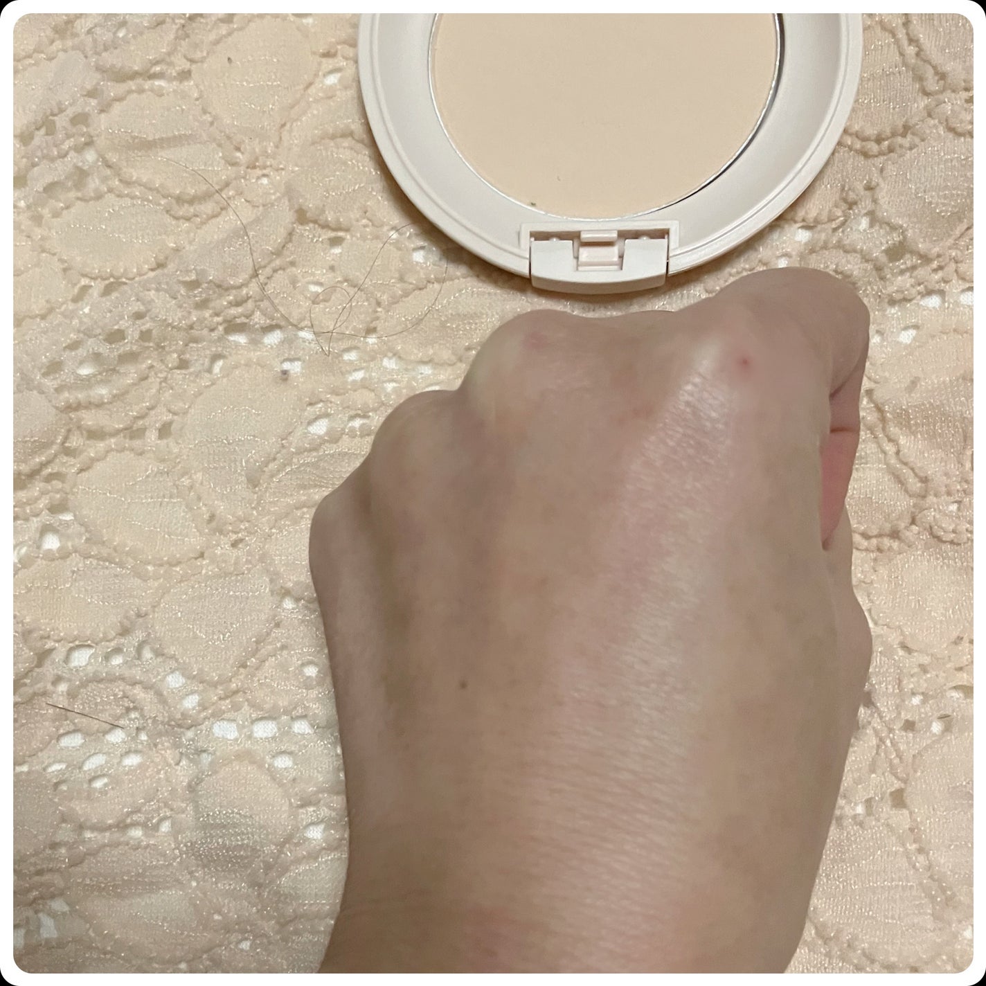 サナ 素肌記念日 スキンケアパウダー N/素肌記念日/プレストパウダーを使ったクチコミ(3枚目)