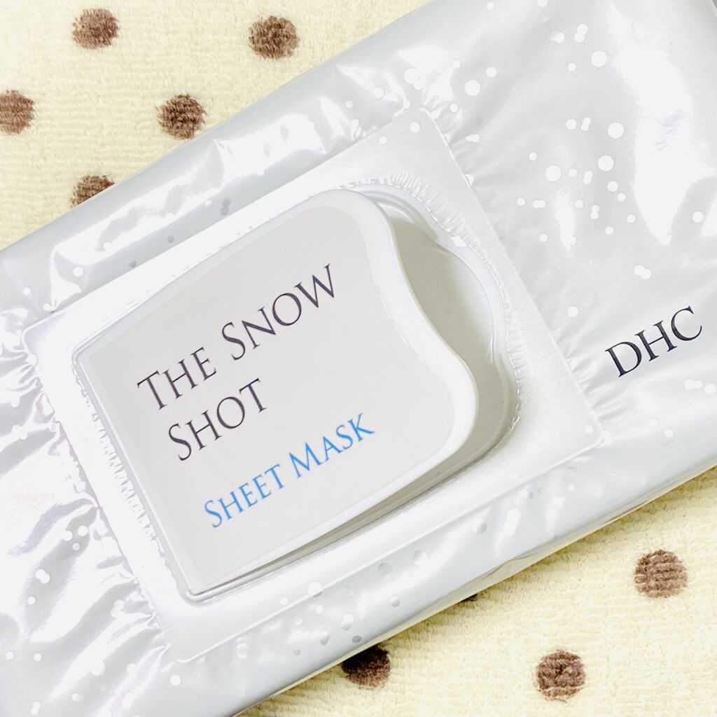 DHC ザ スノーショット シートマスク/DHC/シートマスク・パックを使ったクチコミ（1枚目）