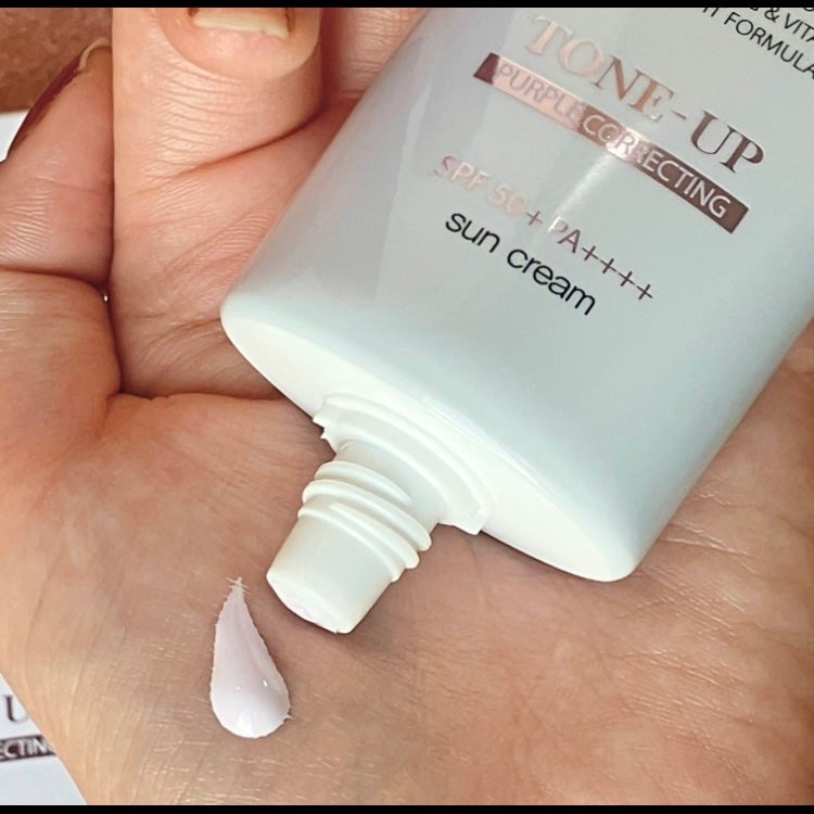 ウォータフルトーンアップサンクリーム/ダルバ/日焼け止めクリームを使ったクチコミ(3枚目)