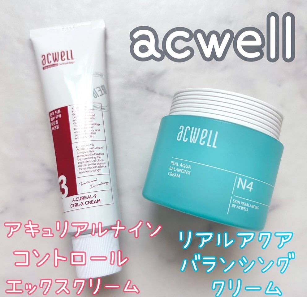 リアルアクアバランシングクリーム /ACWELL/フェイスクリームを使ったクチコミ（1枚目）