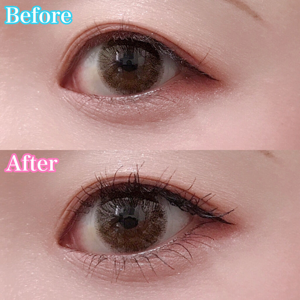 「塗るつけまつげ」自まつげ際立てタイプ/デジャヴュ/マスカラを使ったクチコミ（2枚目）