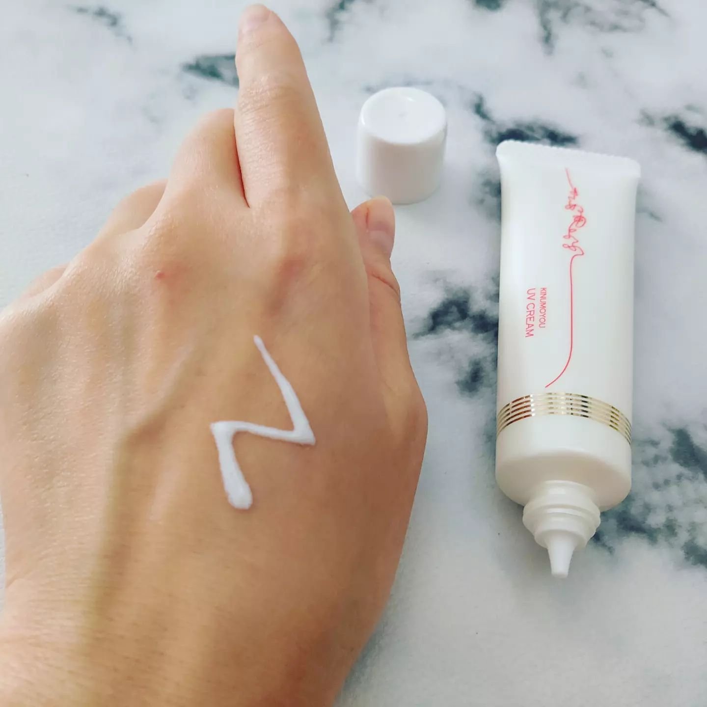 UVクリーム/きぬもよふ/化粧下地を使ったクチコミ（3枚目）