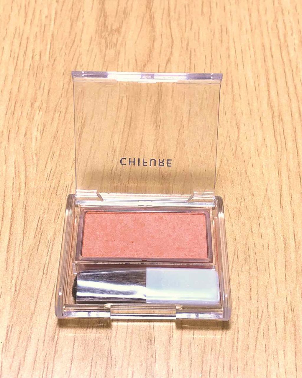 チーク カラー(ブラシ付)/ちふれ/パウダーチークを使ったクチコミ(1枚目)