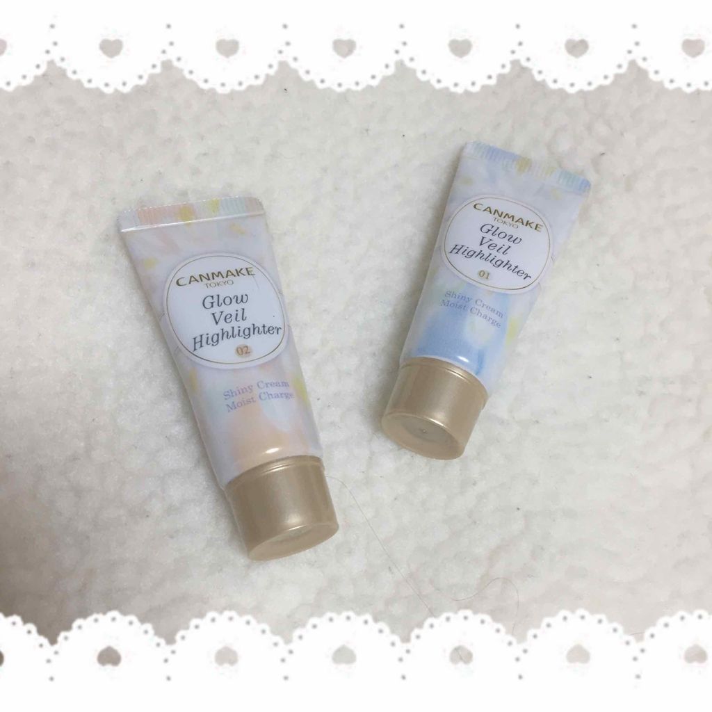 グロウヴェールハイライター/キャンメイク/クリームハイライトを使ったクチコミ（1枚目）