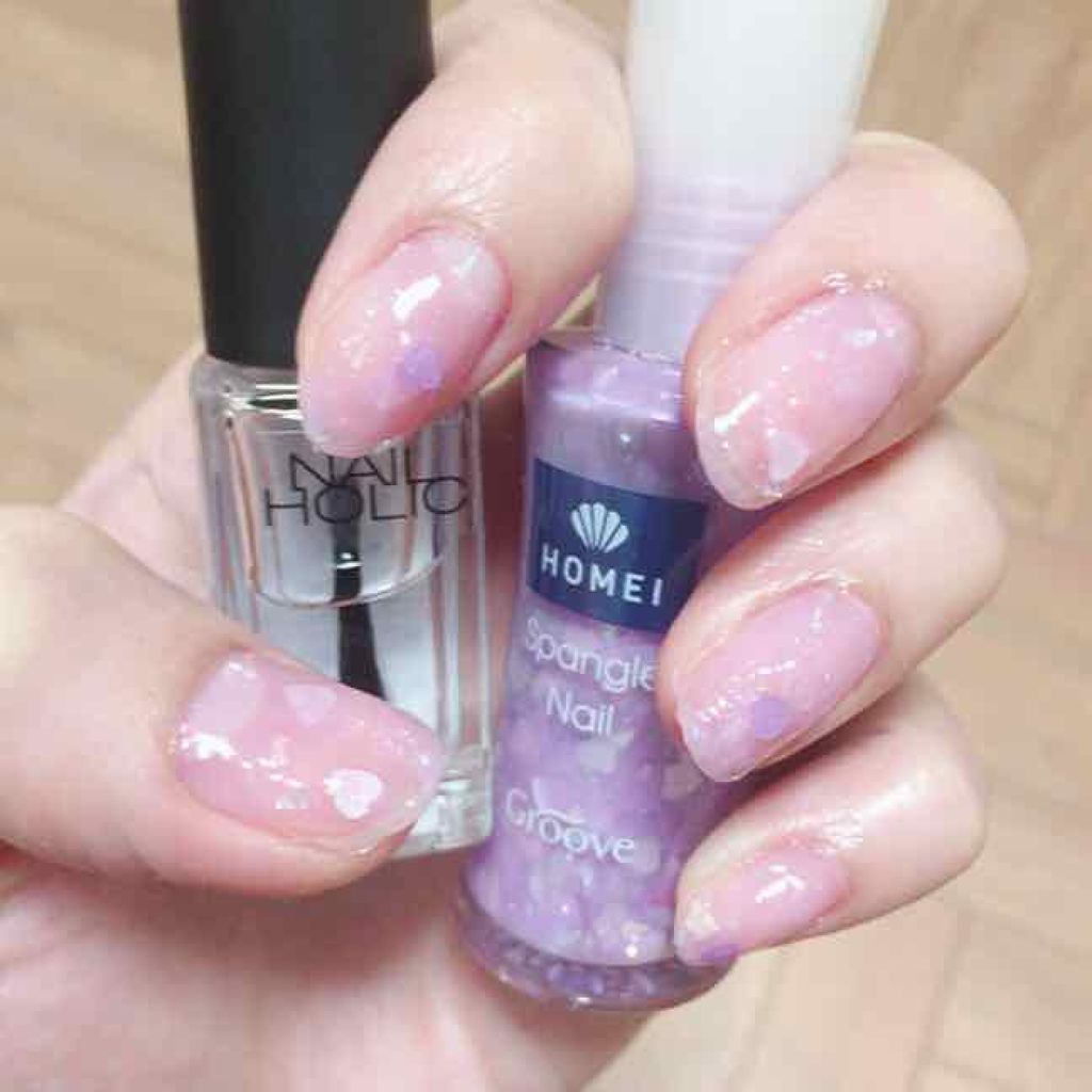 ネイルポリッシュ Homeiの口コミ ピンクとラベンダーのハート ホログラム のお手軽ライラックネイル By にび Lips ネイルポリッシュ Homeiの口コミ ピンクとラベンダーのハート ホログラム のお手軽ライラックネイル By にび Lips