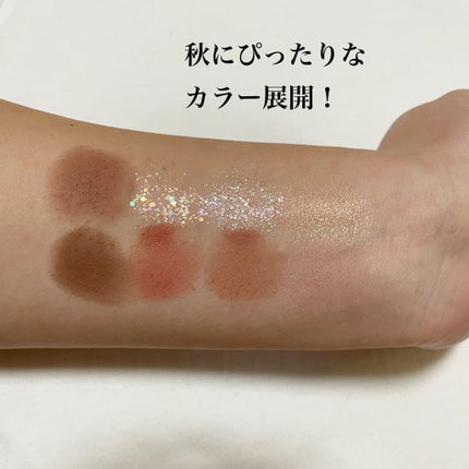 ミックスブラーリングアイパレット/wakemake/マルチパレットを使ったクチコミ(2枚目)