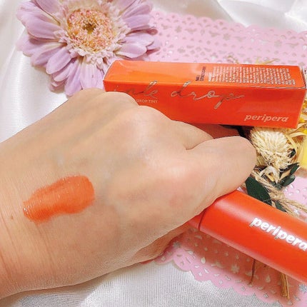 インク ムード ドロップ ティント/PERIPERA/リップグロスを使ったクチコミ(2枚目)