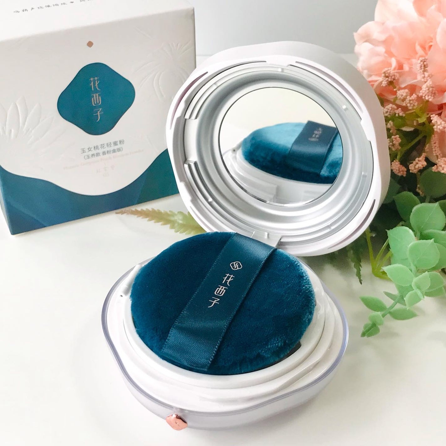 玉養桃花 ルースパウダー/花西子/ルースパウダーを使ったクチコミ(2枚目)