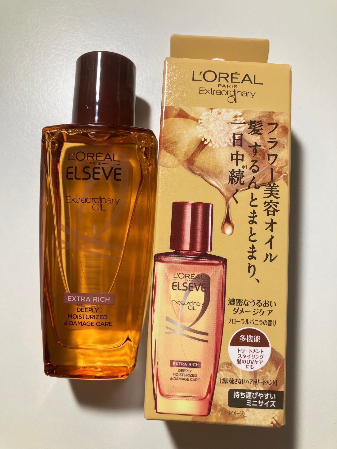 エルセーヴ エクストラオーディナリーオイル エクストラリッチ フィニッシュ/ロレアル パリ/ヘアオイルを使ったクチコミ(1枚目)