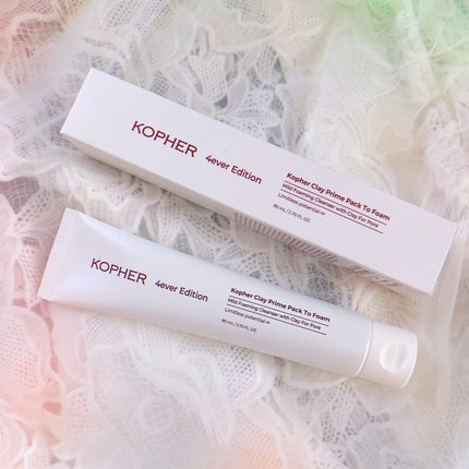 Clay Prime Pack To Foam/KOPHER/洗顔フォームを使ったクチコミ(1枚目)