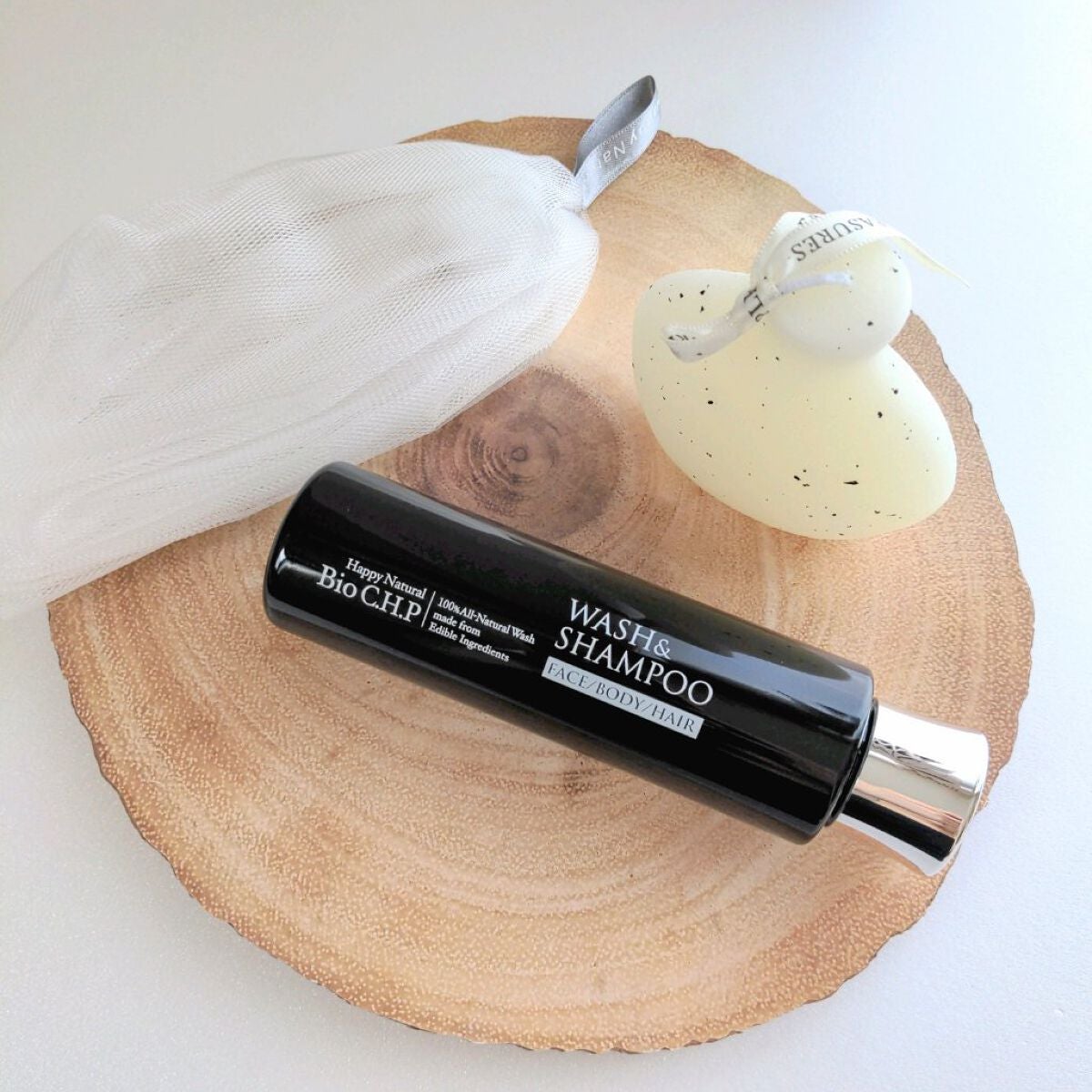 Bio C.H.P ウォッシュ&シャンプー/ハッピーナチュラル/洗顔石鹸を使ったクチコミ(1枚目)