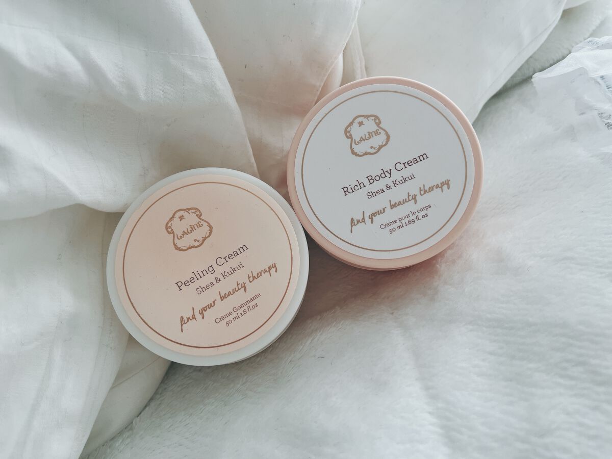 シア＆ククイ ピーリングボディクリーム/Laline/ボディスクラブを使ったクチコミ（1枚目）