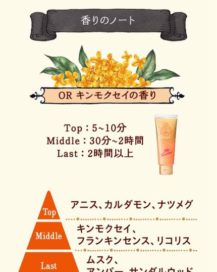 ジェリーロマンティカ OR (キンモクセイの香り)/MAJOLICA MAJORCA/ボディローションを使ったクチコミ(2枚目)