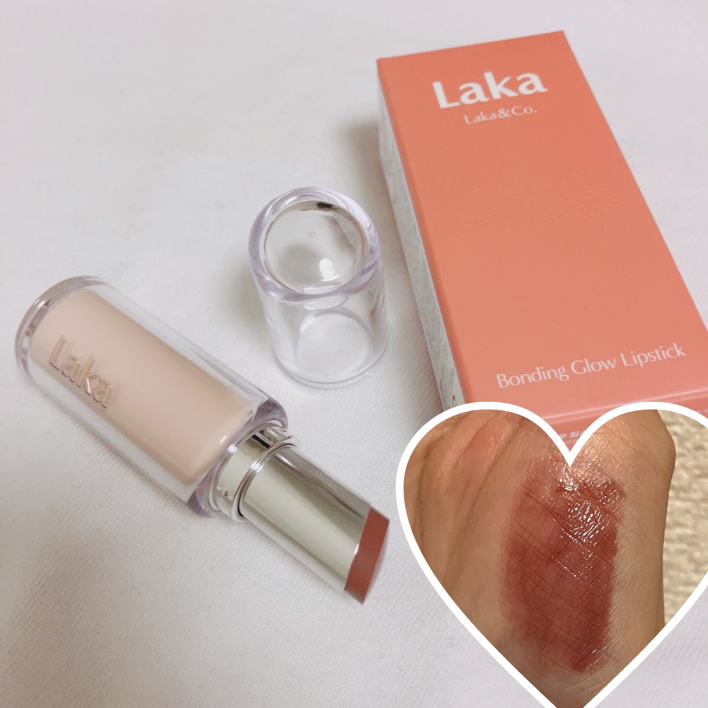 ボンディンググロウリップスティック/Laka/口紅を使ったクチコミ(2枚目)