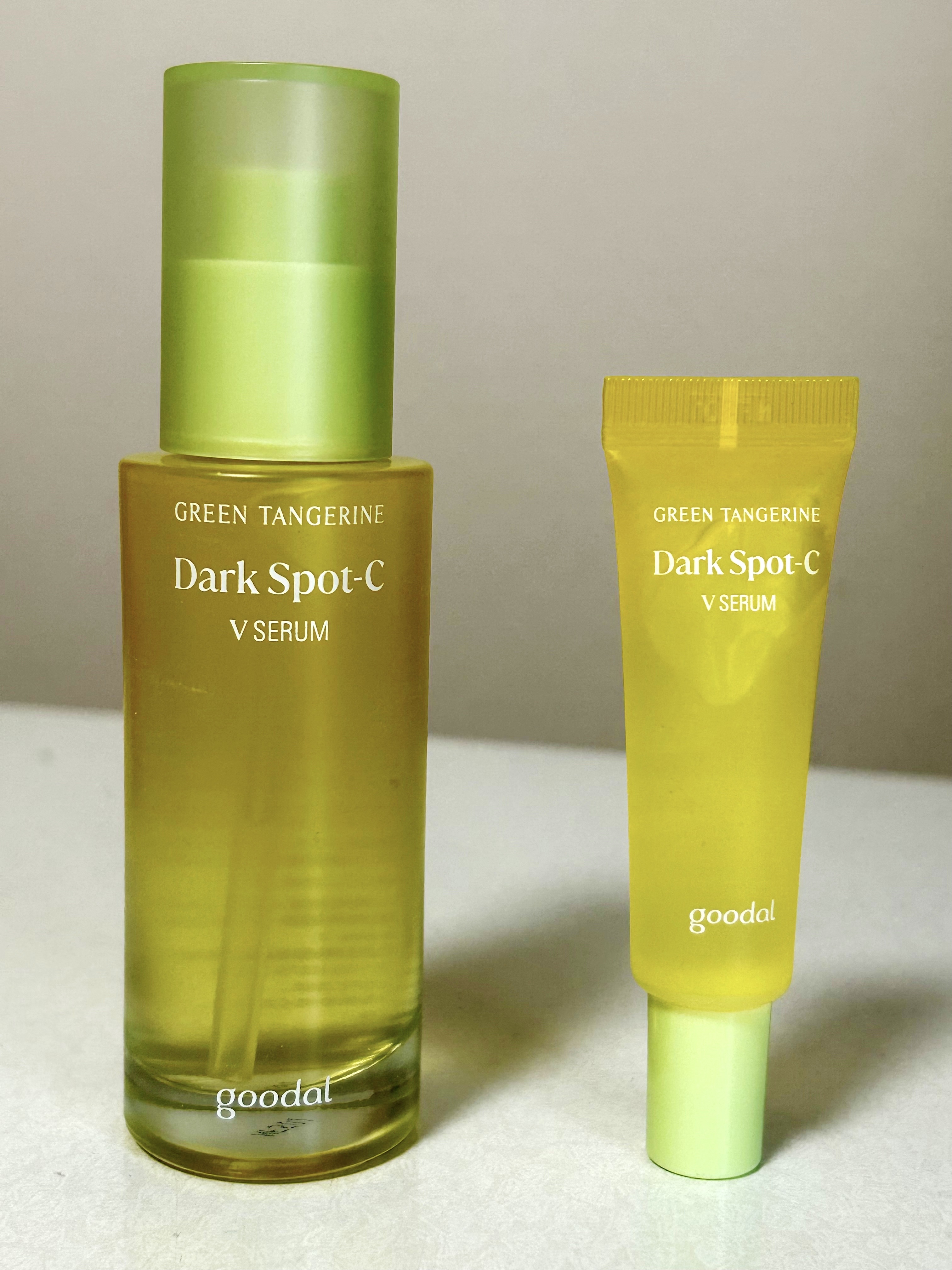グリーンタンジェリン ビタC ダークスポットケアセラム/goodal/美容液を使ったクチコミ（2枚目）