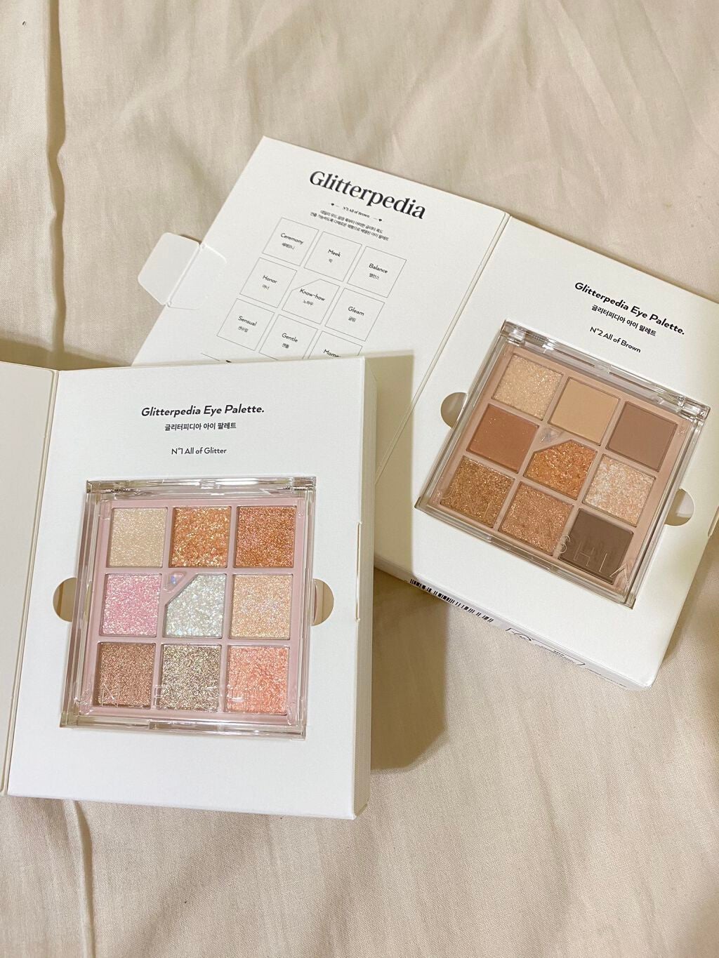 グリッターペディアアイパレット/unleashia/アイシャドウパレットを使ったクチコミ(4枚目)