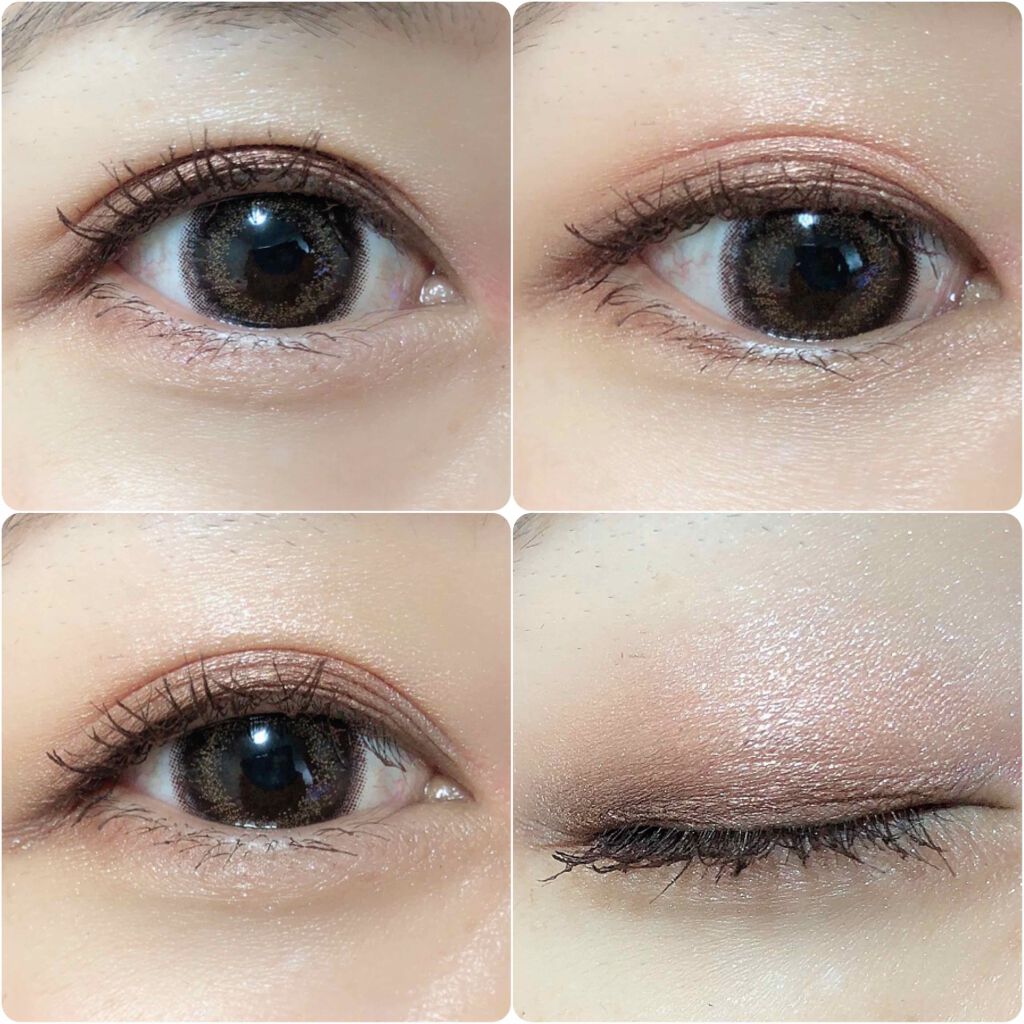 UR GLAM BLOOMING EYE COLOR PALETTE/U R GLAM/アイシャドウパレットを使ったクチコミ(3枚目)